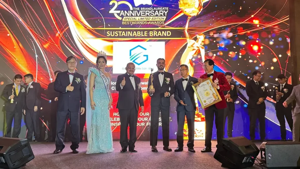 Gamalux Oils Sdn Bhd receives The BrandLaureate 20th Anniversary Special Limited Edition Best Brands Award 2025